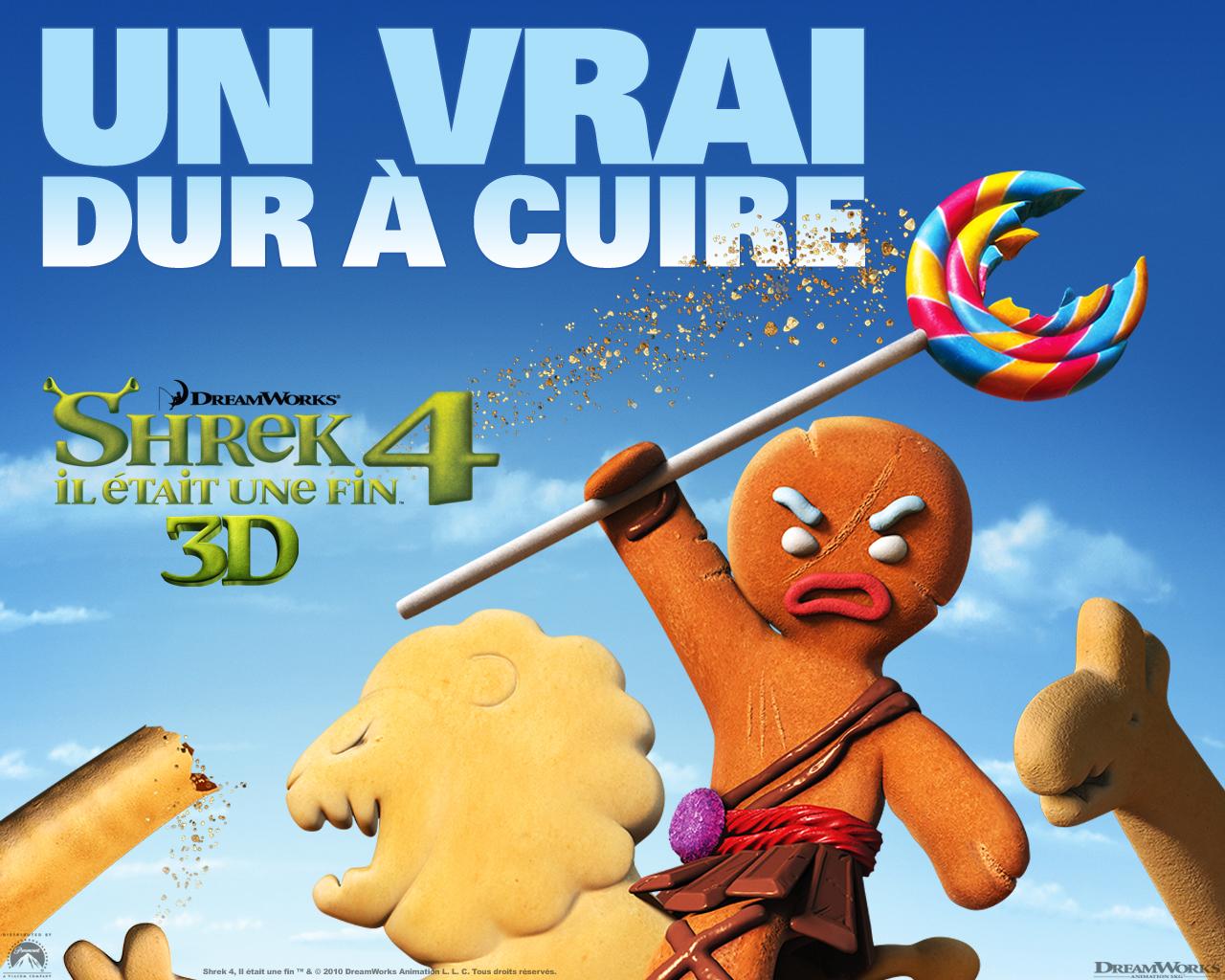 Wallpaper Shrek SHREK 4 gingy biscuit rambo