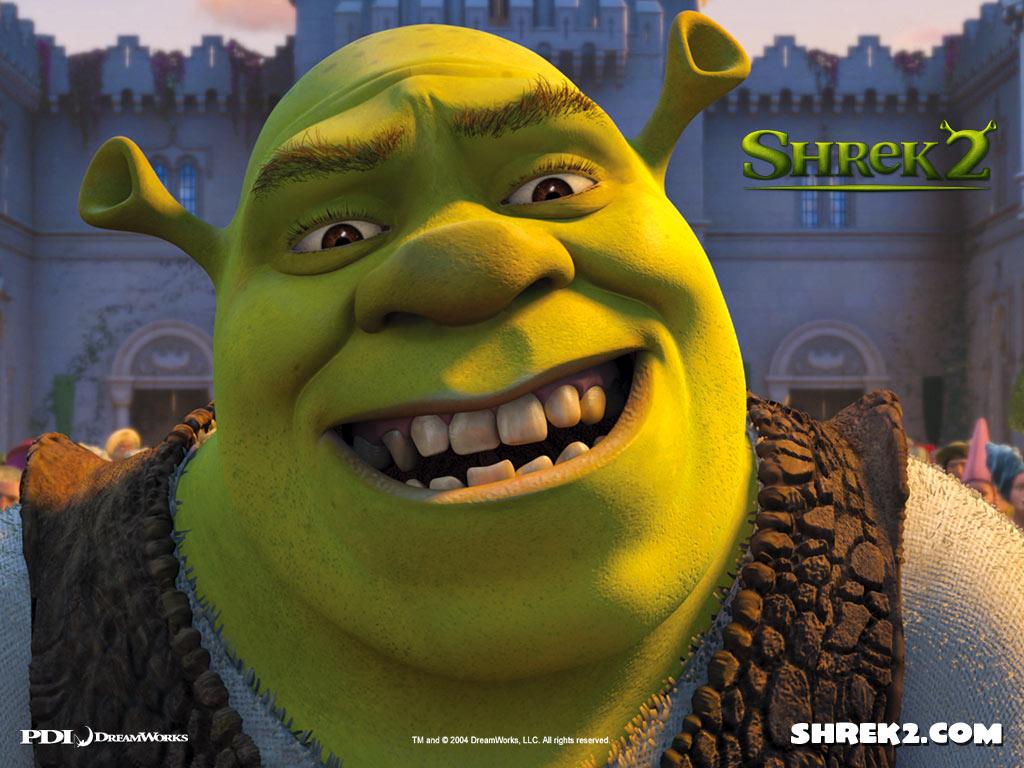 Wallpaper Shrek cours du roi