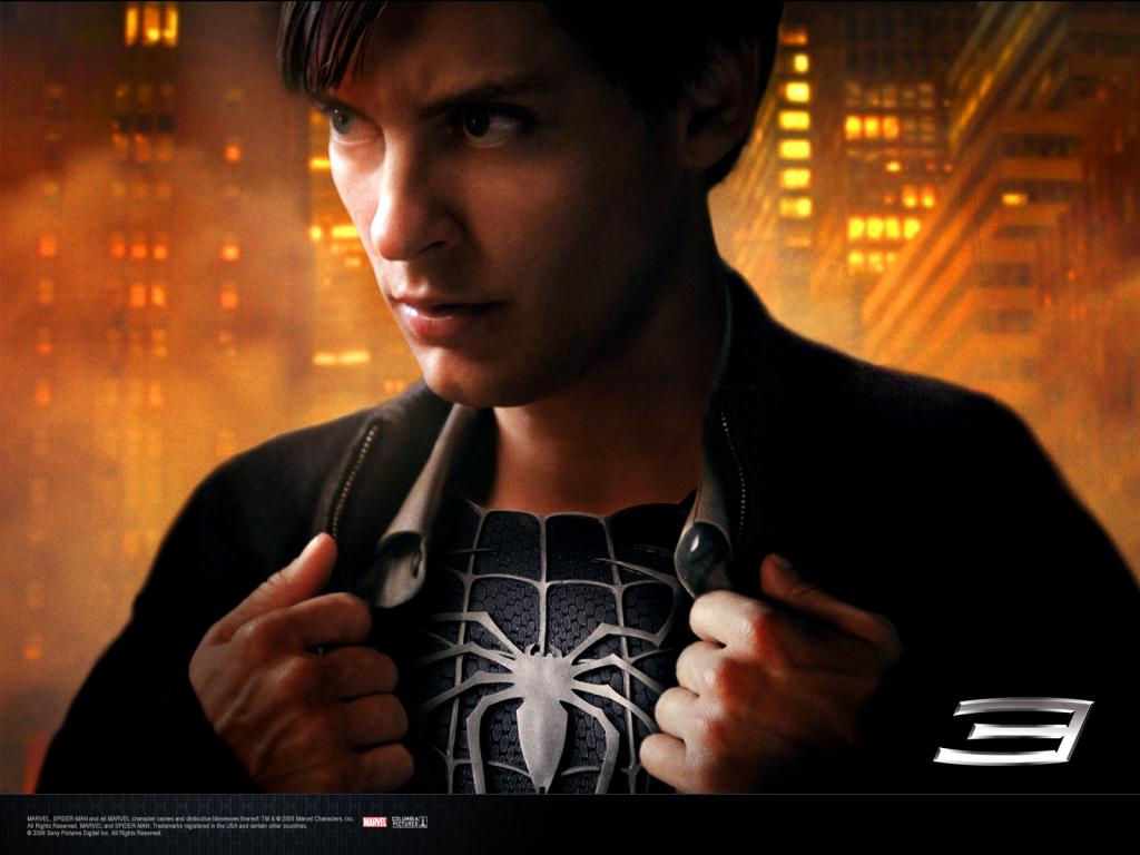 Wallpaper Peter Parker cote sombre Spiderman