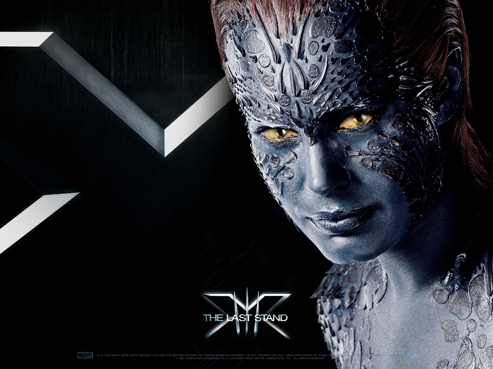 X men Mystique Rebecca Romijn Wallpapers W3 Directory Wallpapers