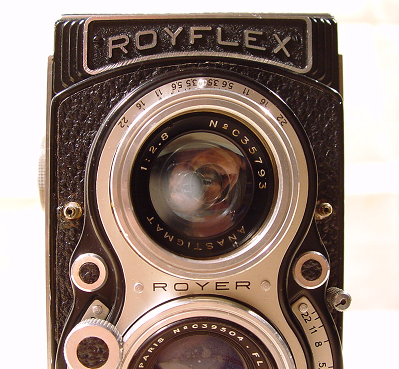 Wallpaper 0467-6  SITO de ROYER Royflex II a bouton, collection AMI Appareils photos