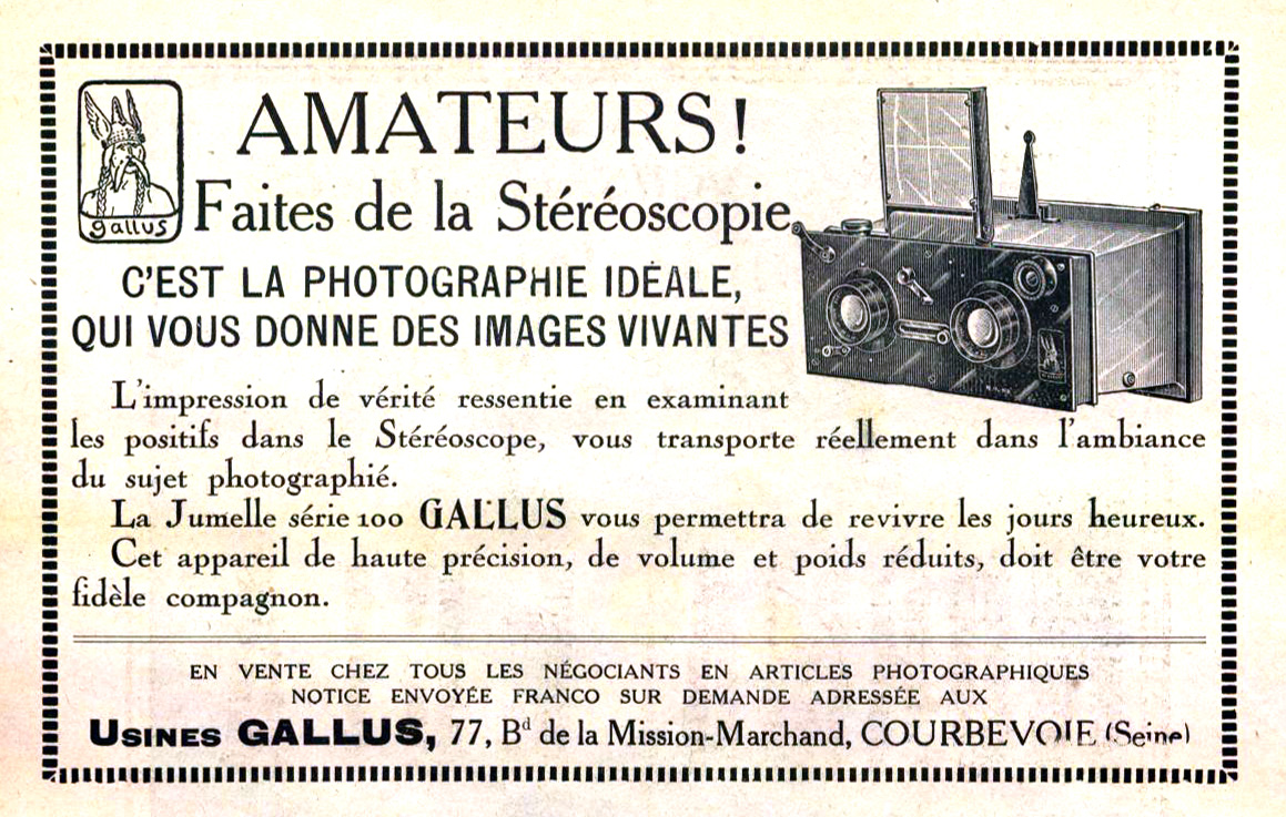 Wallpaper Appareils photos 0486-14  GALLUS  Jumelle stereo serie 200, collection AMI