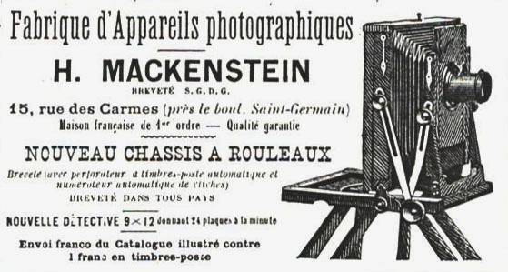 Wallpaper Appareils photos 0791-10  MACKENSTEIN . H  Chambre 13X18