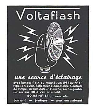 Wallpaper 1070-5 ALSAPHOT Volta flash rechargeable, collection AMI Appareils photos