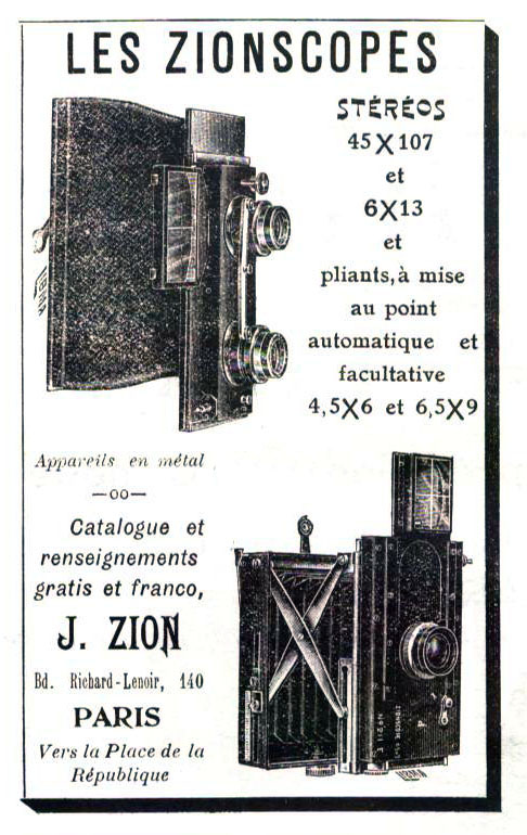 Wallpaper 2711-19  ZION  Zionscope steteo 45X107, collection AMI Appareils photos