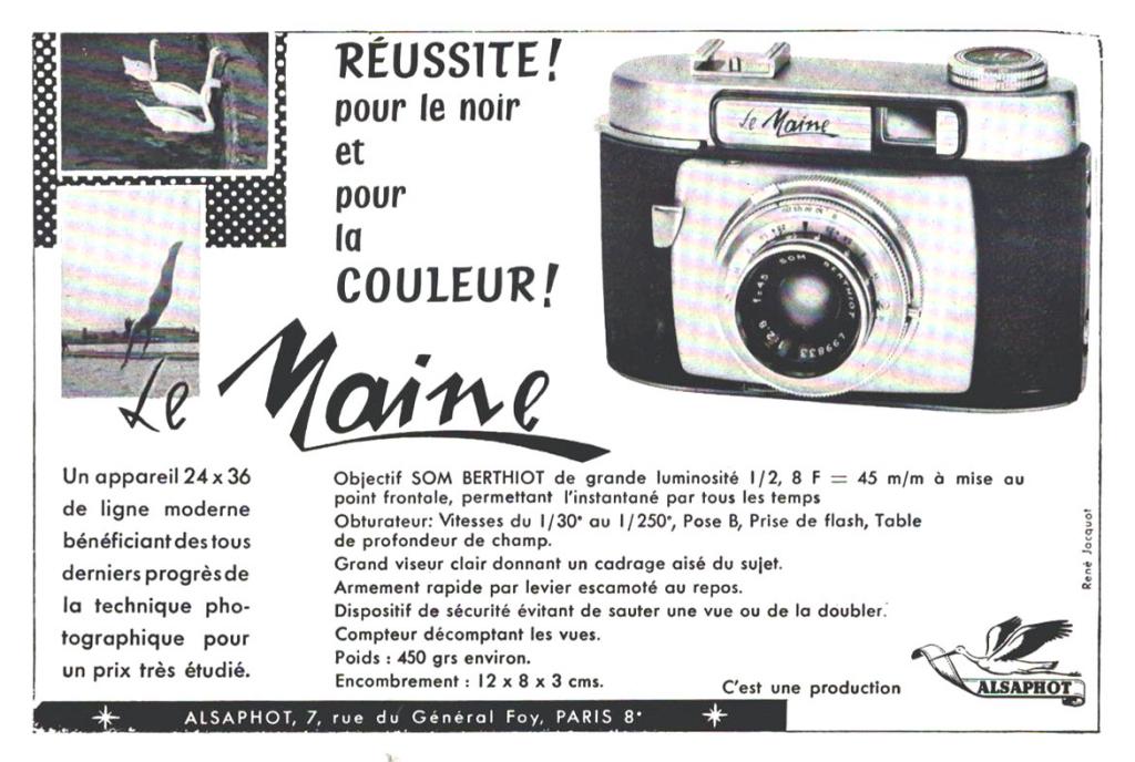 Wallpaper 0555-7  ALSAPHOT  Le Maine IIC, collection AMI Appareils photos