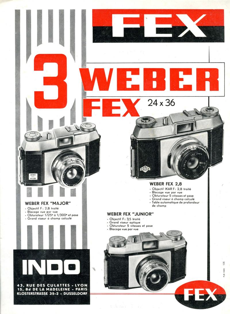 Wallpaper 0674-9  FEX INDO  Weber fex,  collection AMI Appareils photos