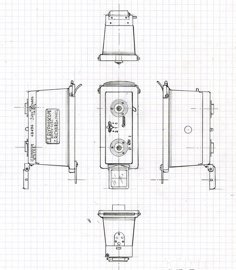 Wallpaper Appareils photos 1061-20 RICHARD . J Glyphoscope 45X107, collection AMI
