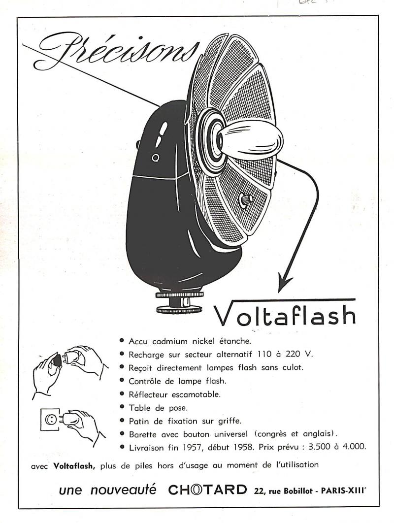 Wallpaper 1070-3 ALSAPHOT Volta flash rechargeable, collection AMI Appareils photos