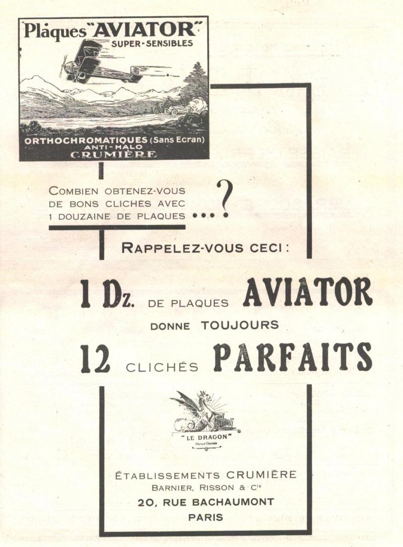Wallpaper 1098-5 CRUMIERE . E  Plaques Aviator 9X12, Collection AMI Appareils photos