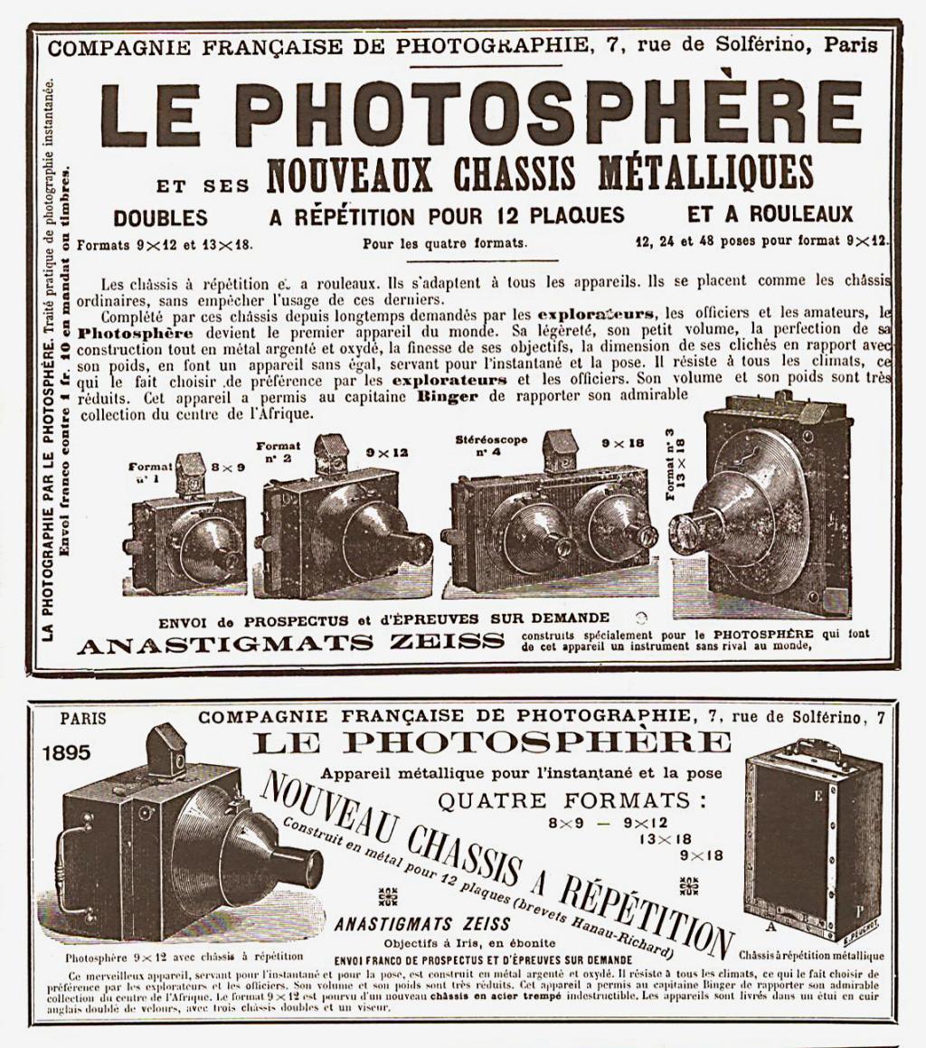 Wallpaper Appareils photos 1170-12 COMPAGNIE FRANCAISE DE PHOTOGRAPHIE Photosphere 9X12