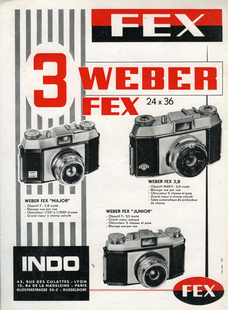 Wallpaper 1205-14 FEX Weber fex 24X36 gris, collection AMI Appareils photos