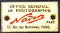 Wallpaper Appareils photos 1339-11, NADAR Express Detective 9X12, collection AMI