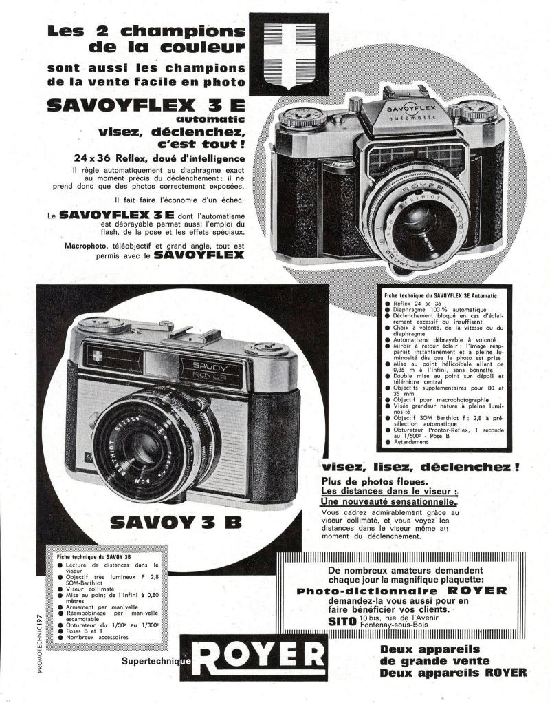 Wallpaper 1414-3  SITO ROYER  Savoyflex 3E automatic, collection AMI Appareils photos