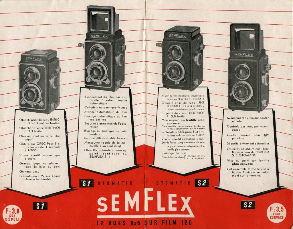 Wallpaper 1496-5  SEM  Semflex otomatic II, collection AMI Appareils photos