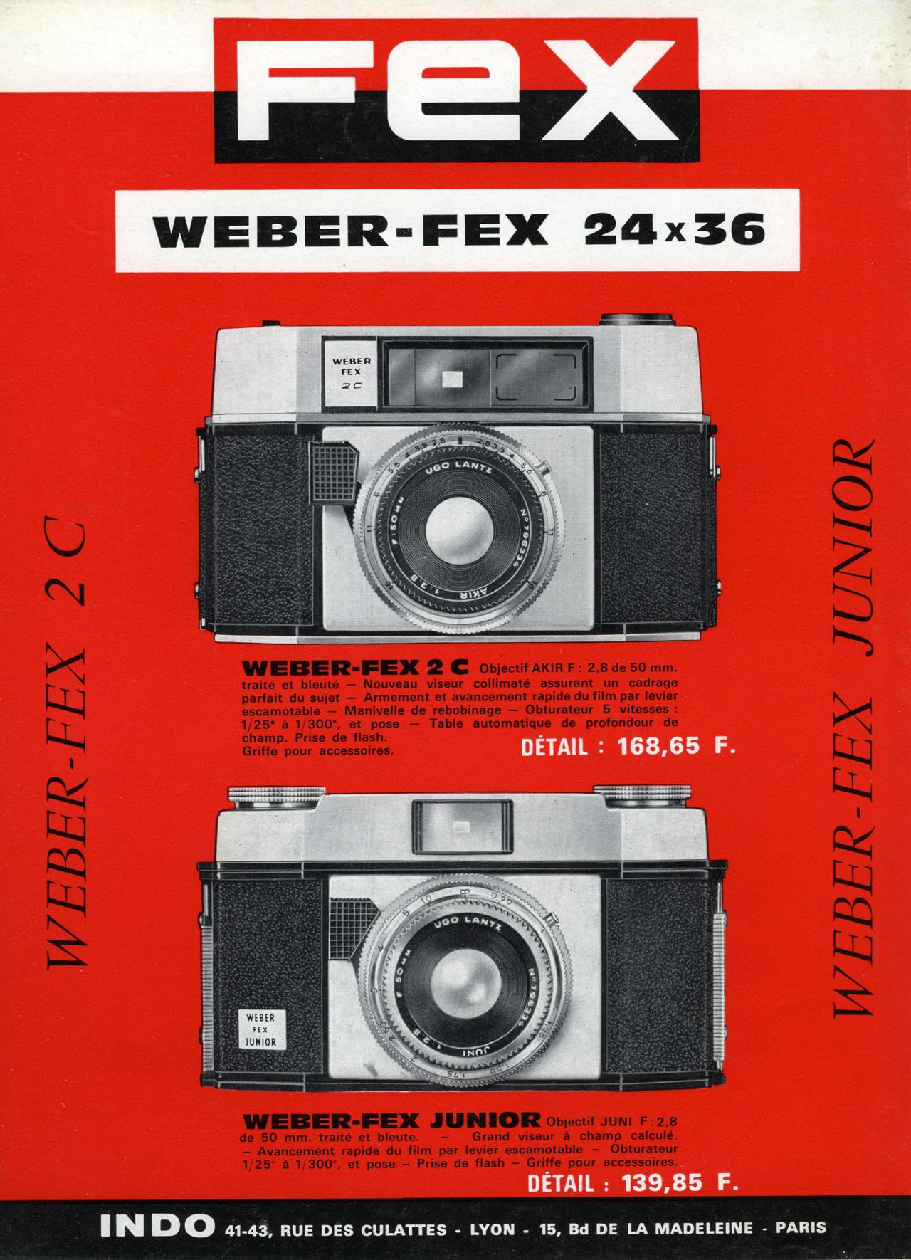 Wallpaper 1546-3  FEX  Weber-fex bleu, collection AMI Appareils photos