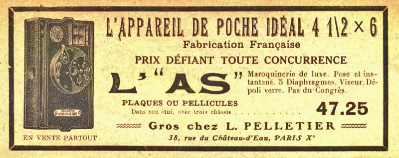 Wallpaper 1768-6  J.V  Paris  Le Gousset, collection AMI Appareils photos