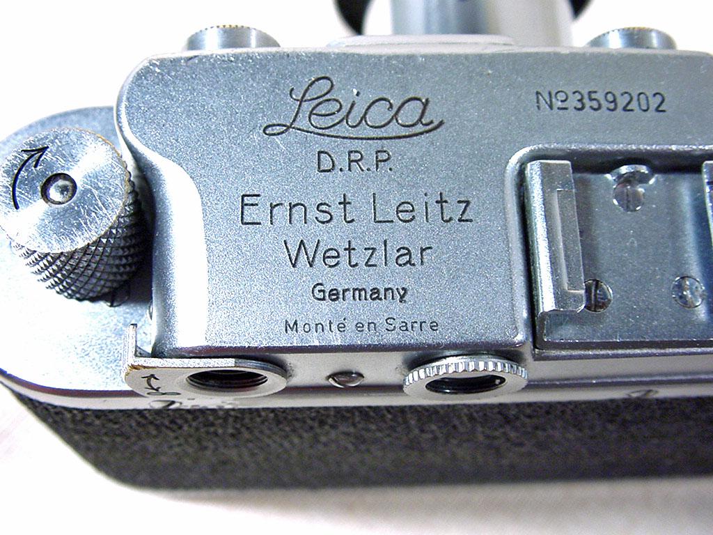 Wallpaper Appareils photos 2109-4  LEITZ  Leica IIIa monte en sarre, collection AMI