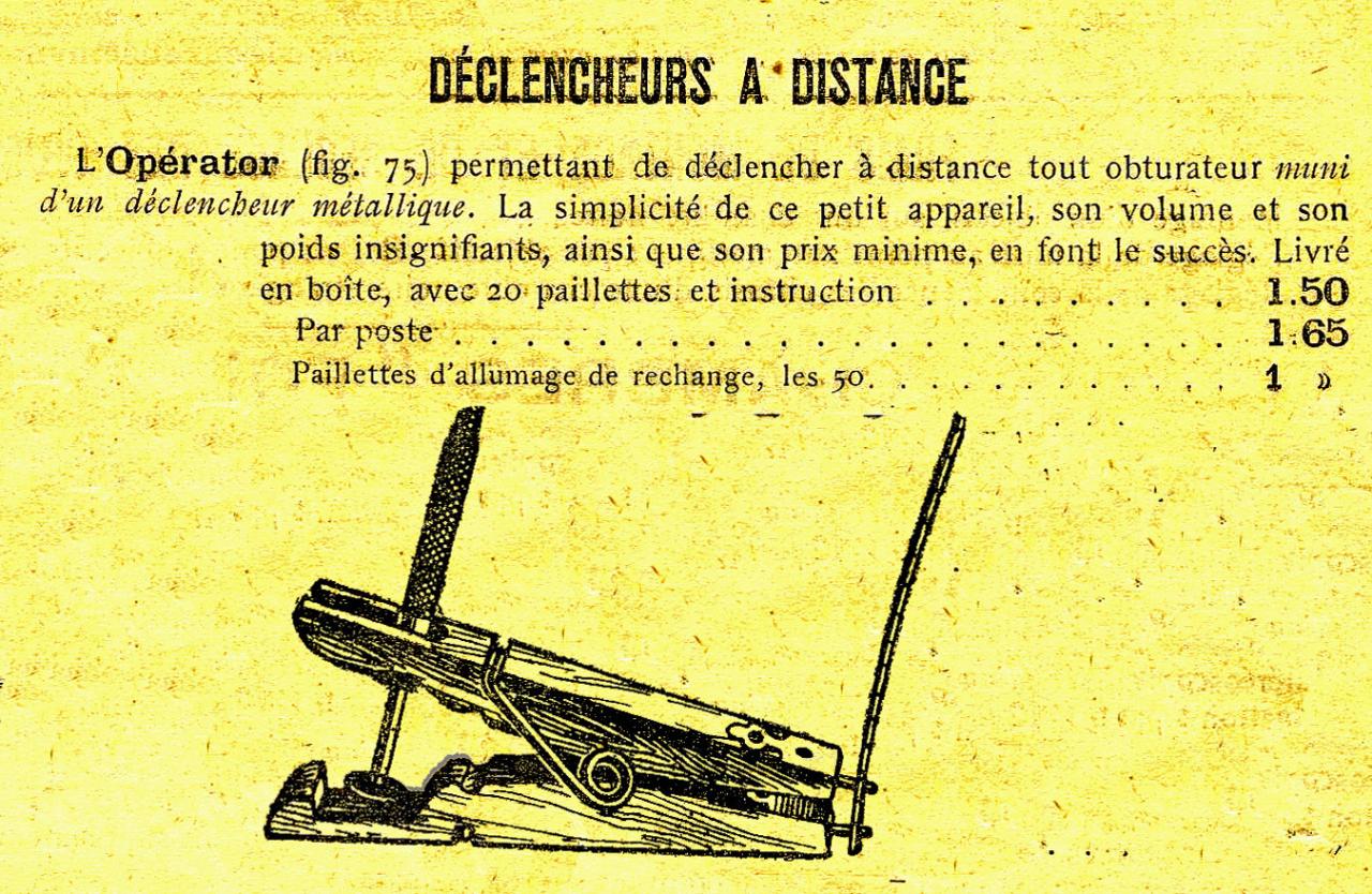 Wallpaper 3284-8  L OPERATEUR declancheur retardateur, collection AMI Appareils photos