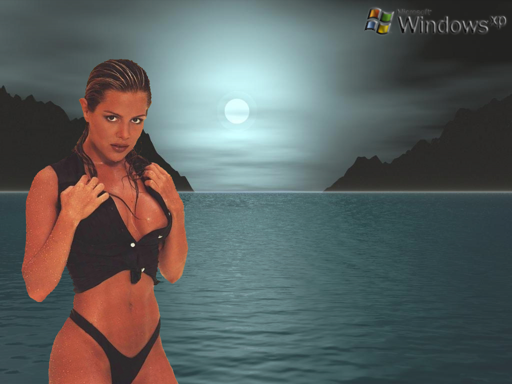 Wallpaper maillot de bain Theme Windows XP Sexy