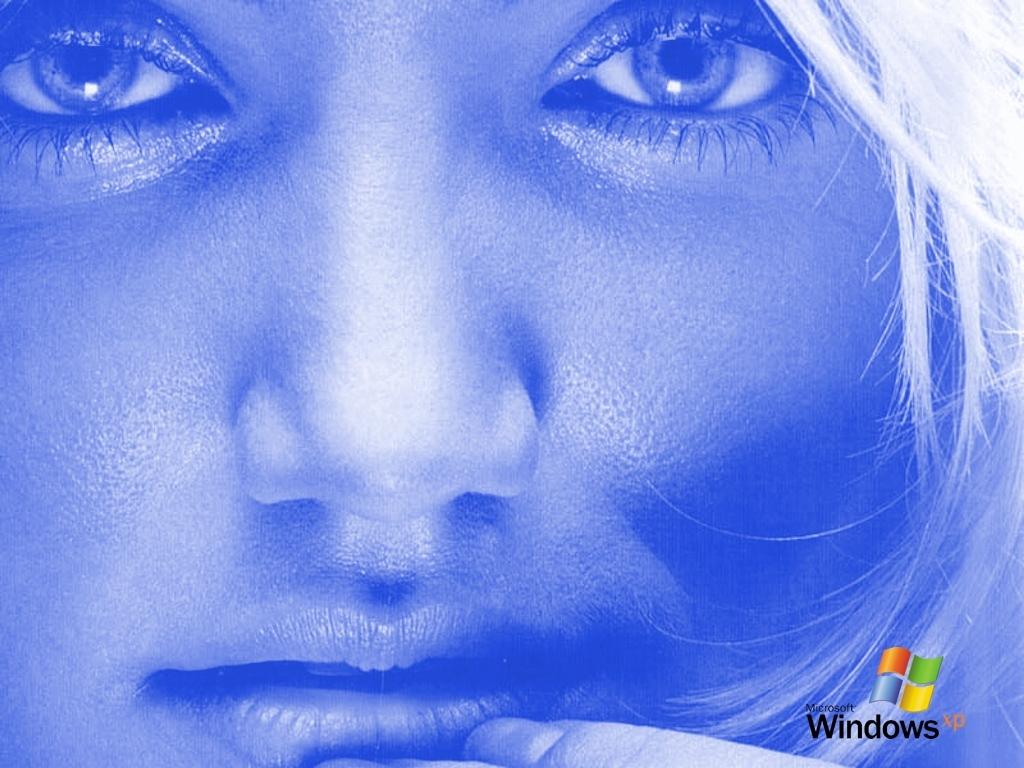 Wallpaper visage Theme Windows XP Sexy