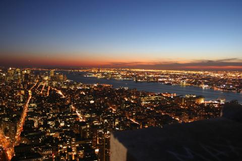 Wallpaper New York by night Grands formats - Hautes resolutions