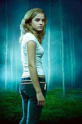 Wallpaper iPhone Emma Watson sexy univers Harry Potter