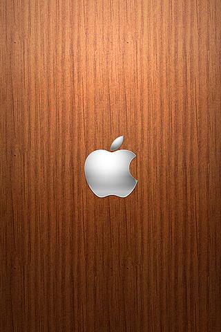 Wallpaper Design Apple logo bois iPhone