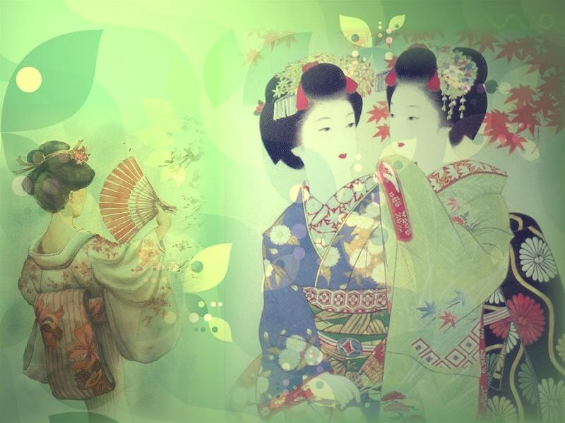 Wallpaper 3 chinoises Design Web