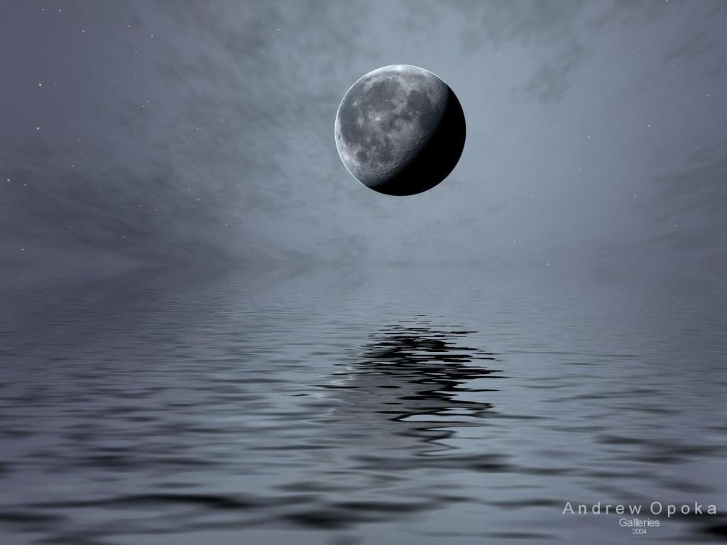 Wallpaper lune Design Web