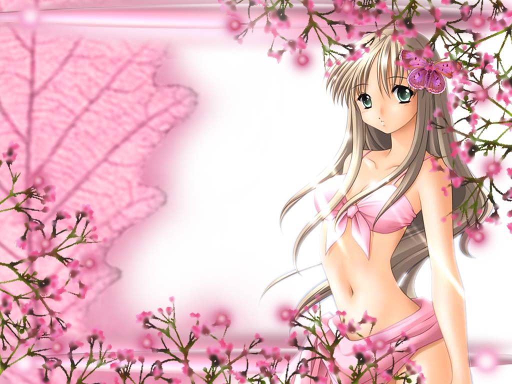 Wallpaper Manga belle fille