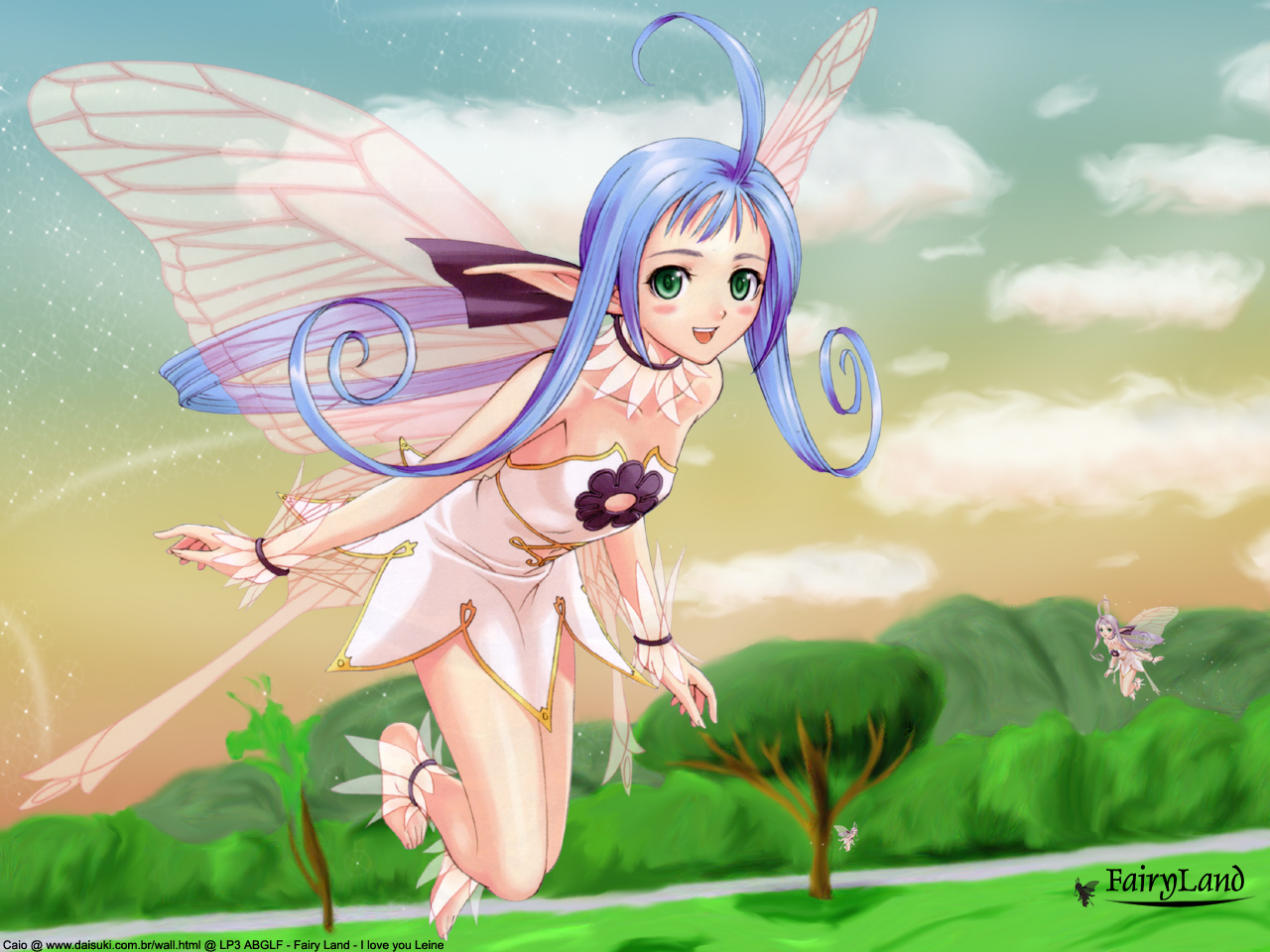 Wallpaper Manga fairy land