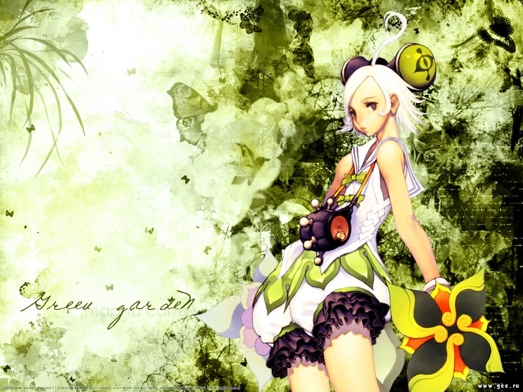 Wallpaper fille Manga