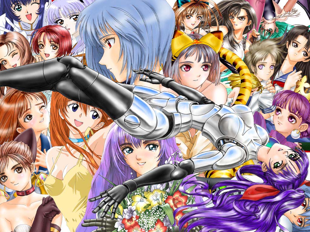 Wallpaper Manga groupes d heroines