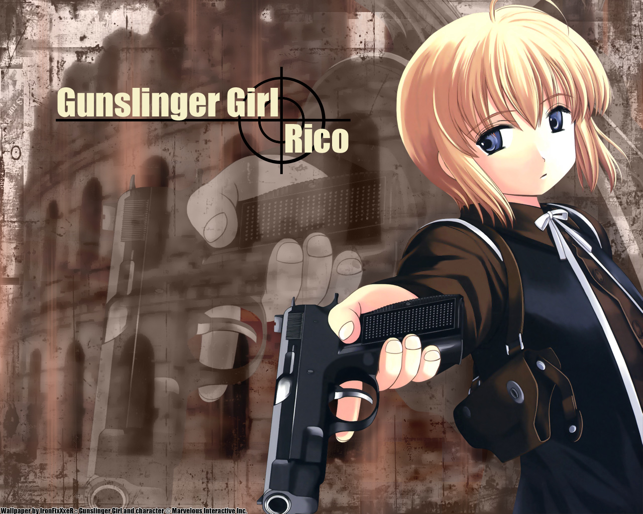 Wallpaper gunslingergirl Manga