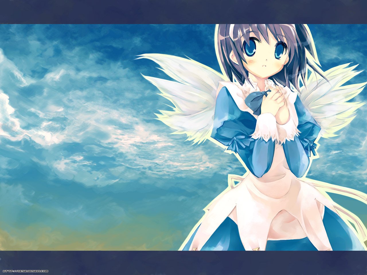 Wallpaper Manga jeune fille