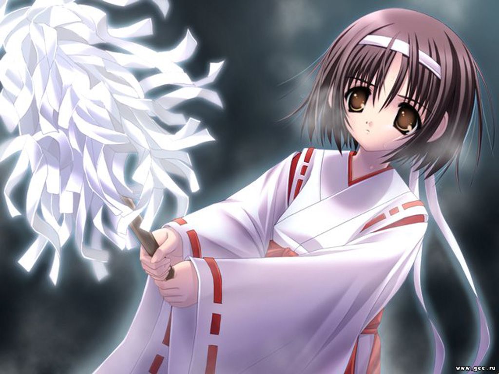 Wallpaper Manga jeune fille