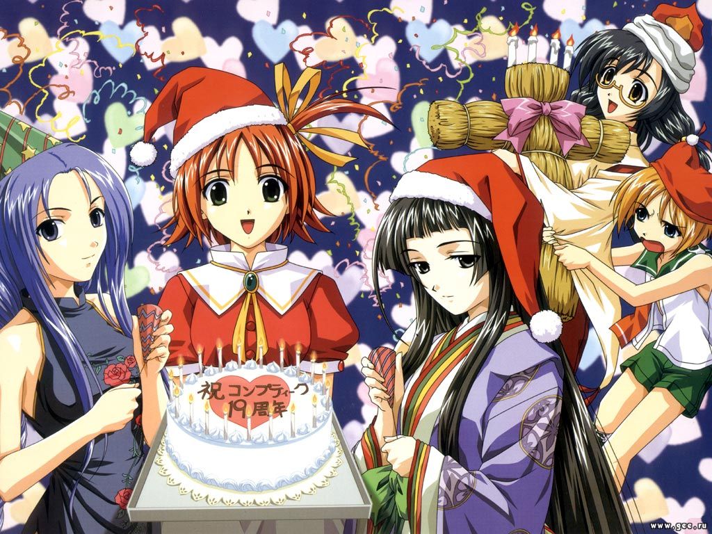 Wallpaper Manga joyeux anniversaire