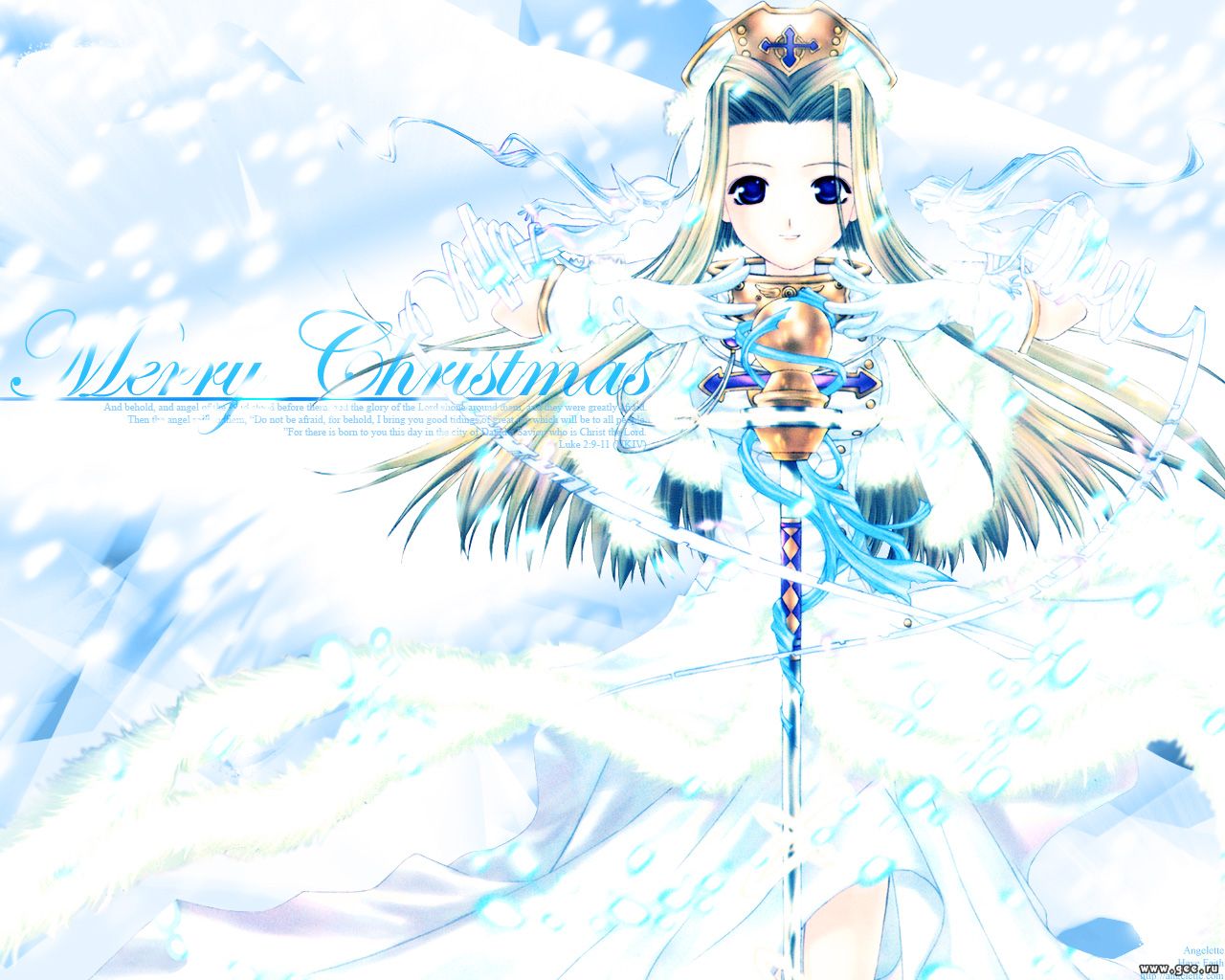 Wallpaper joyeux noel Manga