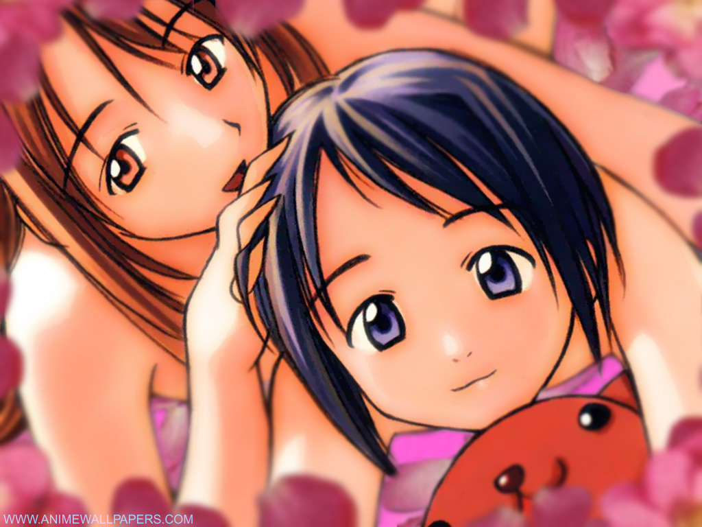 Wallpaper Gouine love hina