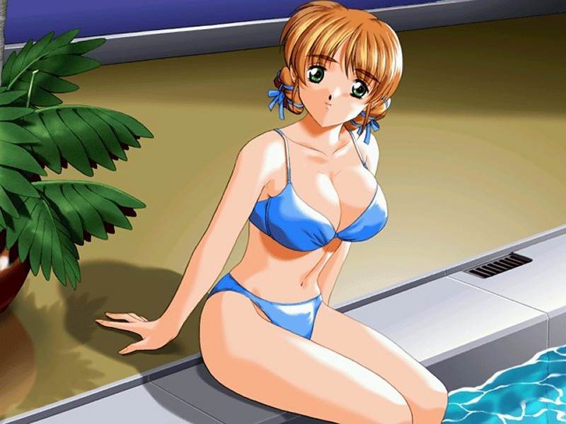 Wallpaper Manga maillot de bain