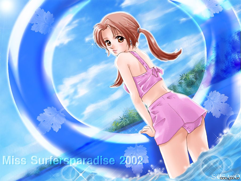 Wallpaper Manga miss surfer