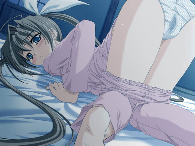 Wallpaper Manga montre sa culotte
