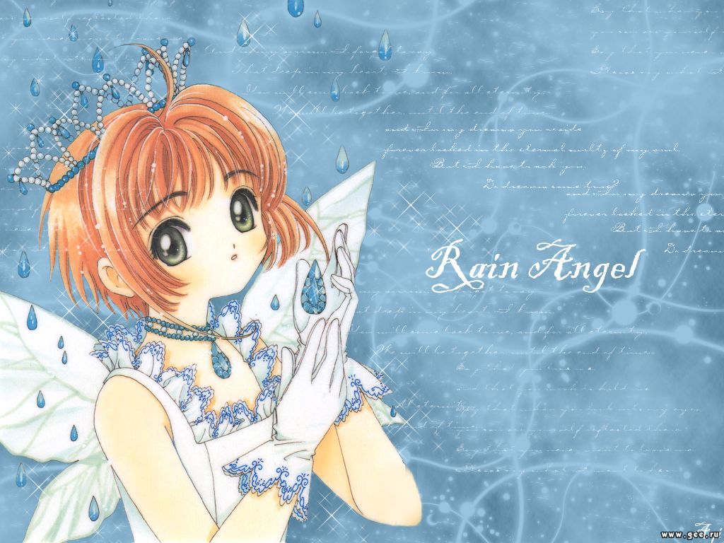 Wallpaper rain angel Manga