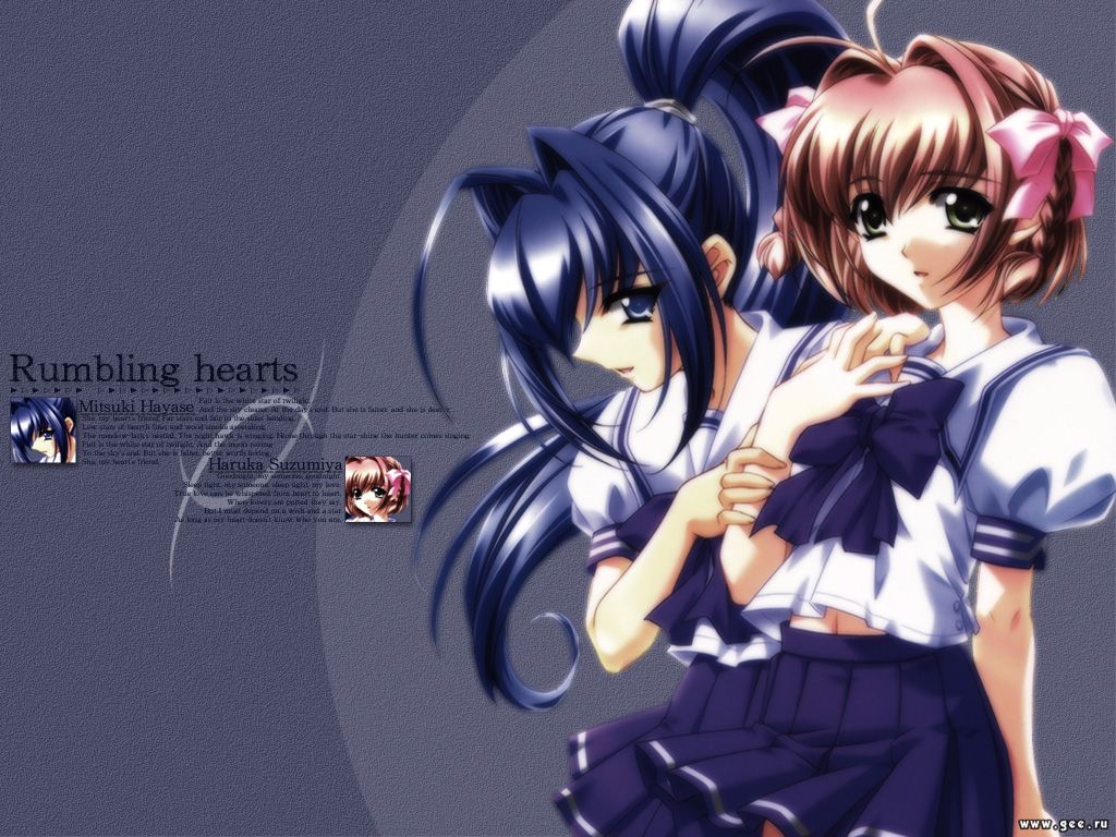 Wallpaper rumbling hearts Manga