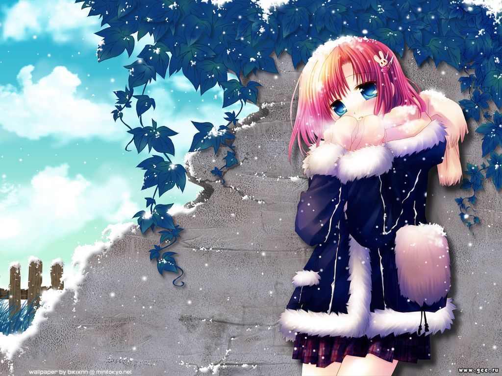 Wallpaper tres jolie fille Manga