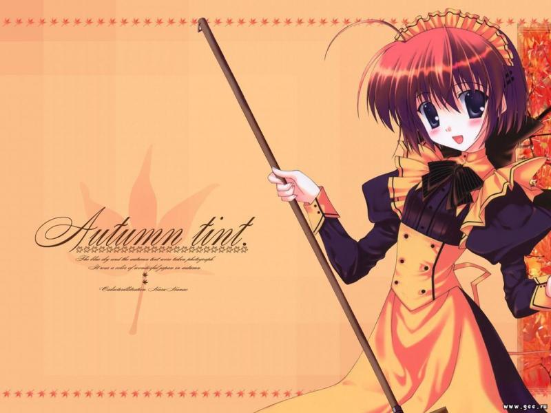 Wallpaper autumn tint Manga