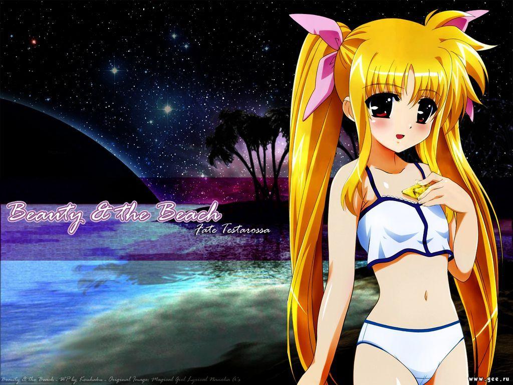 Wallpaper Manga beauty of the beach