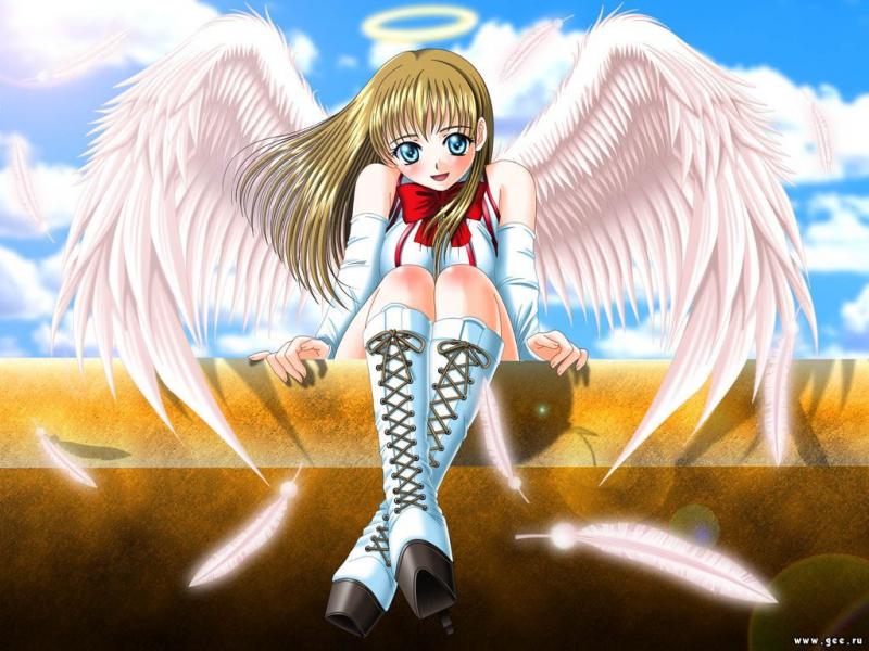 Wallpaper Manga belle ange
