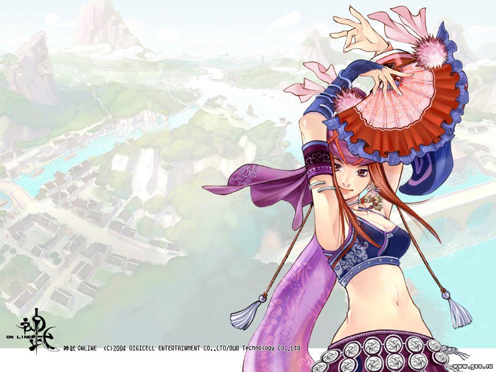 Wallpaper Manga belle fille